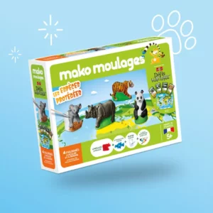 Kit créatif 4 figurines - Les espèces protégées