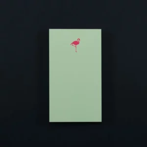 Mini bloc-notes Flamant rose