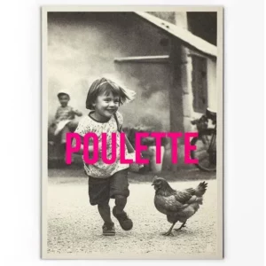 Affiche A4 - Poulette