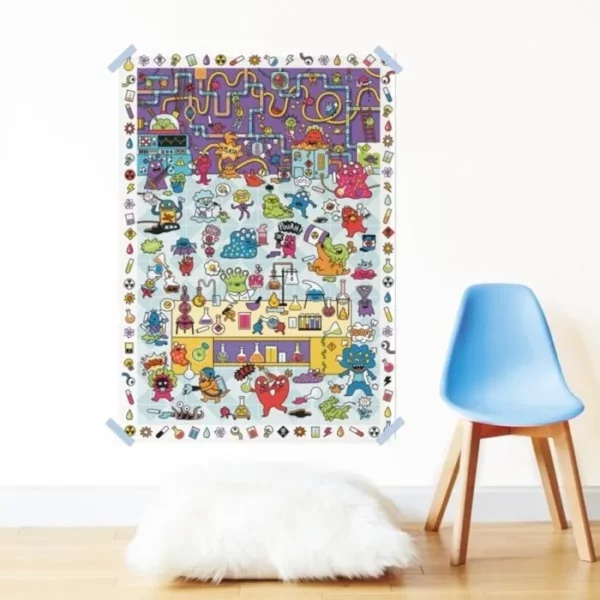 Poster créatif Poppik 150 stickers - Labo en folie – Image 2