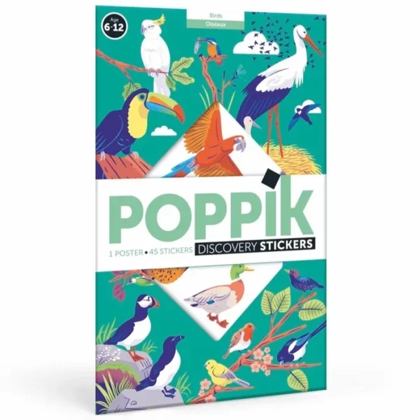 Poster créatif Poppik - Oiseaux