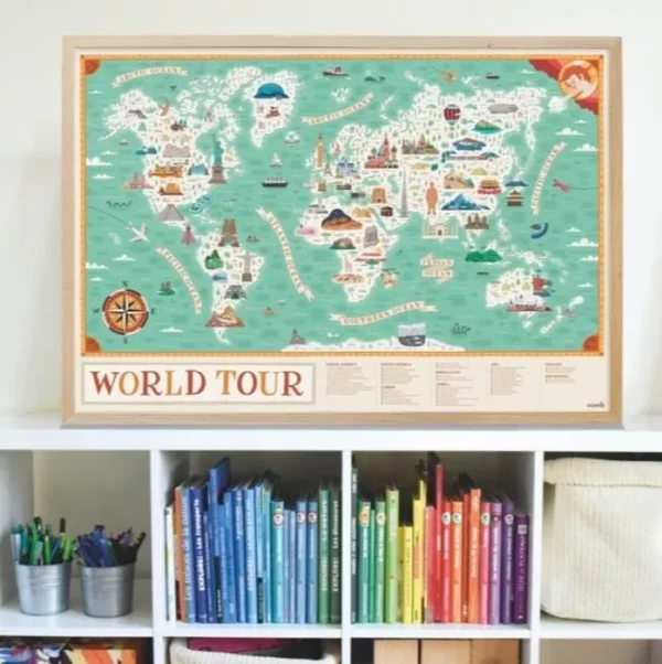 Poster créatif Poppik - Tour du monde – Image 2