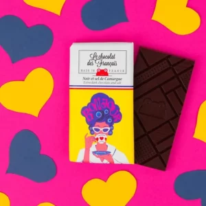 Mini tablette Noir & sel de Camargue - Bonjour