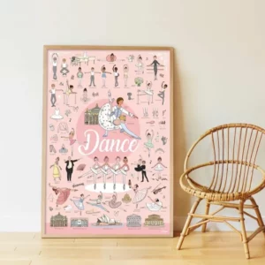 Poster créatif Poppik - La danse