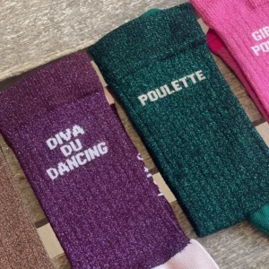 Chaussettes Lurex "Poulette"