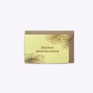 Mini-carte Joyeux anniversaire