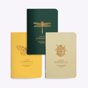 Trio petits carnets - intemporel papillon and co