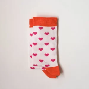 Chaussettes coeurs all-over