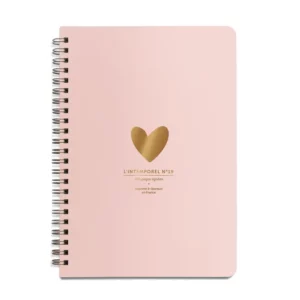 Cahier Intemporel ligné - Coeur