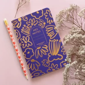 Carnet cousu - Big Flowers