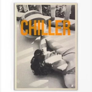 Carte / Affiche sérigraphiée Chiller