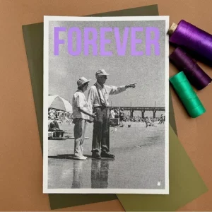 Carte / Affiche sérigraphiée Forever
