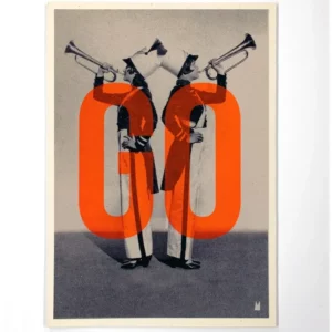 Carte / Affiche sérigraphiée Go