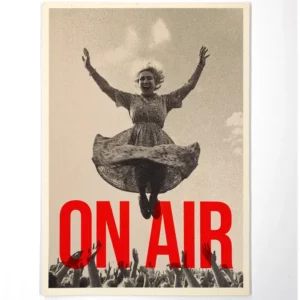 Carte / Affiche sérigraphiée On Air