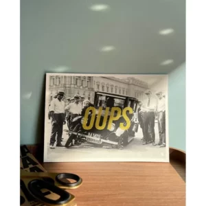 Carte / Affiche sérigraphiée Oups