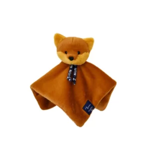 Doudou plat - Renard - fauve