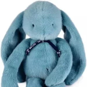 Peluche lapin Méloé - bleu lagon