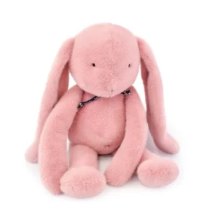 Peluche lapin Méloé - rose