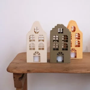 Petite maison 3D - toit crantelé