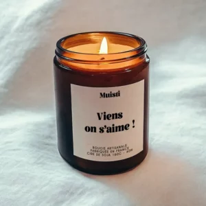 Bougie parfumée - Viens on s'aime